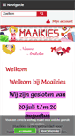 Mobile Screenshot of maaikies.nl